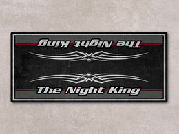 Motorcycle Mat for Cruiser Motorcycle "The Night King" - MM73