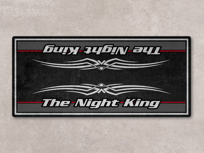 Motorcycle Mat for Cruiser Motorcycle "The Night King" - MM73