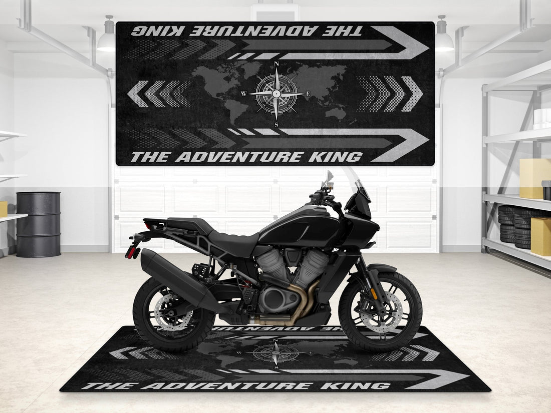Motorcycle Mat for Adventure Motorcycle "The Adventure King" - MM7341