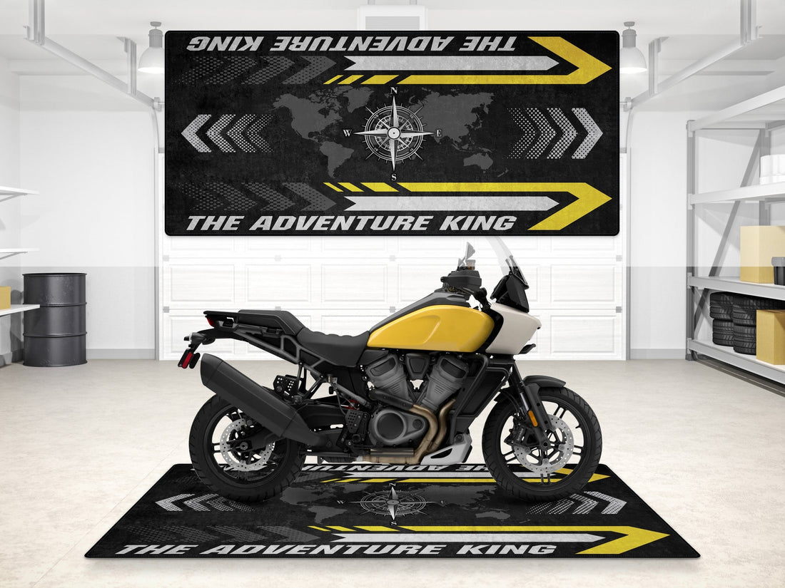 Motorcycle Mat for Adventure Motorcycle "The Adventure King" - MM7341
