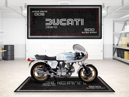 Designed Pit Mat for Ducati 9 SS Super Sport Motorcycle - MM722