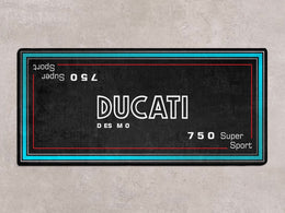 Designed Pit Mat for Ducati Desmo 75 Super Sport Motorcycle - MM7222