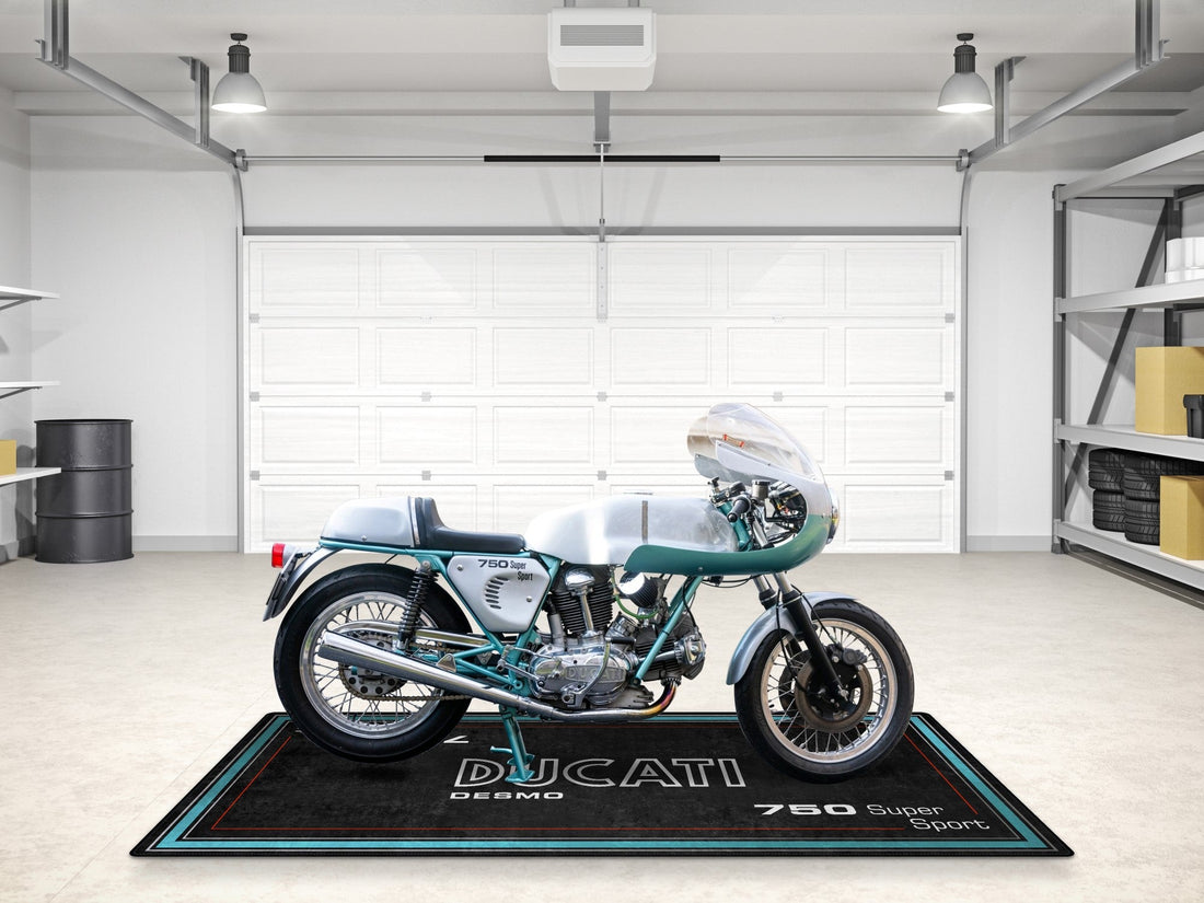 Designed Pit Mat for Ducati Desmo 75 Super Sport Motorcycle - MM7222