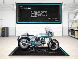 Designed Pit Mat for Ducati Desmo 75 Super Sport Motorcycle - MM7222