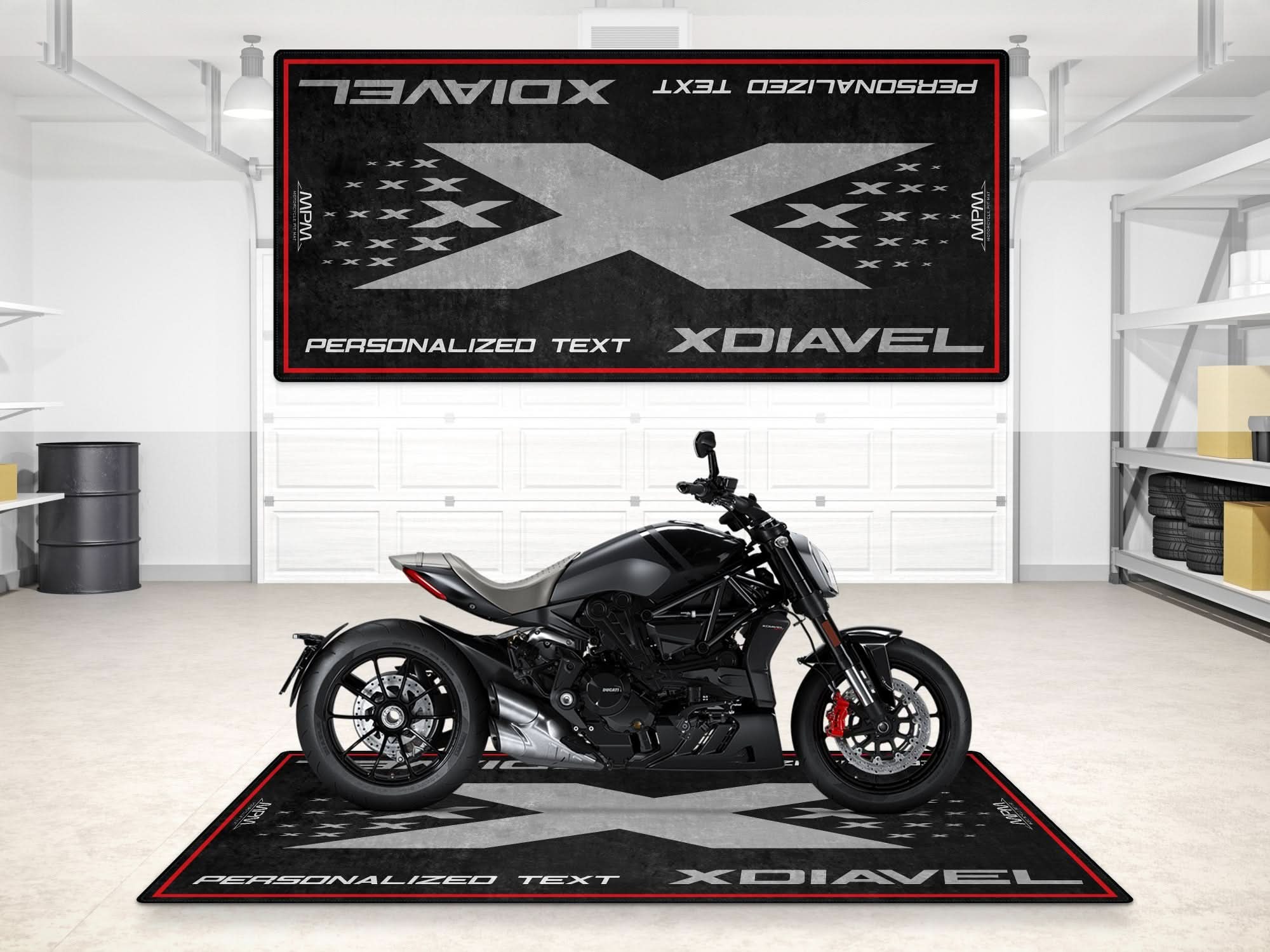 Designed Pit Mat for Ducati XDIAVEL Motorcycle - MM7173