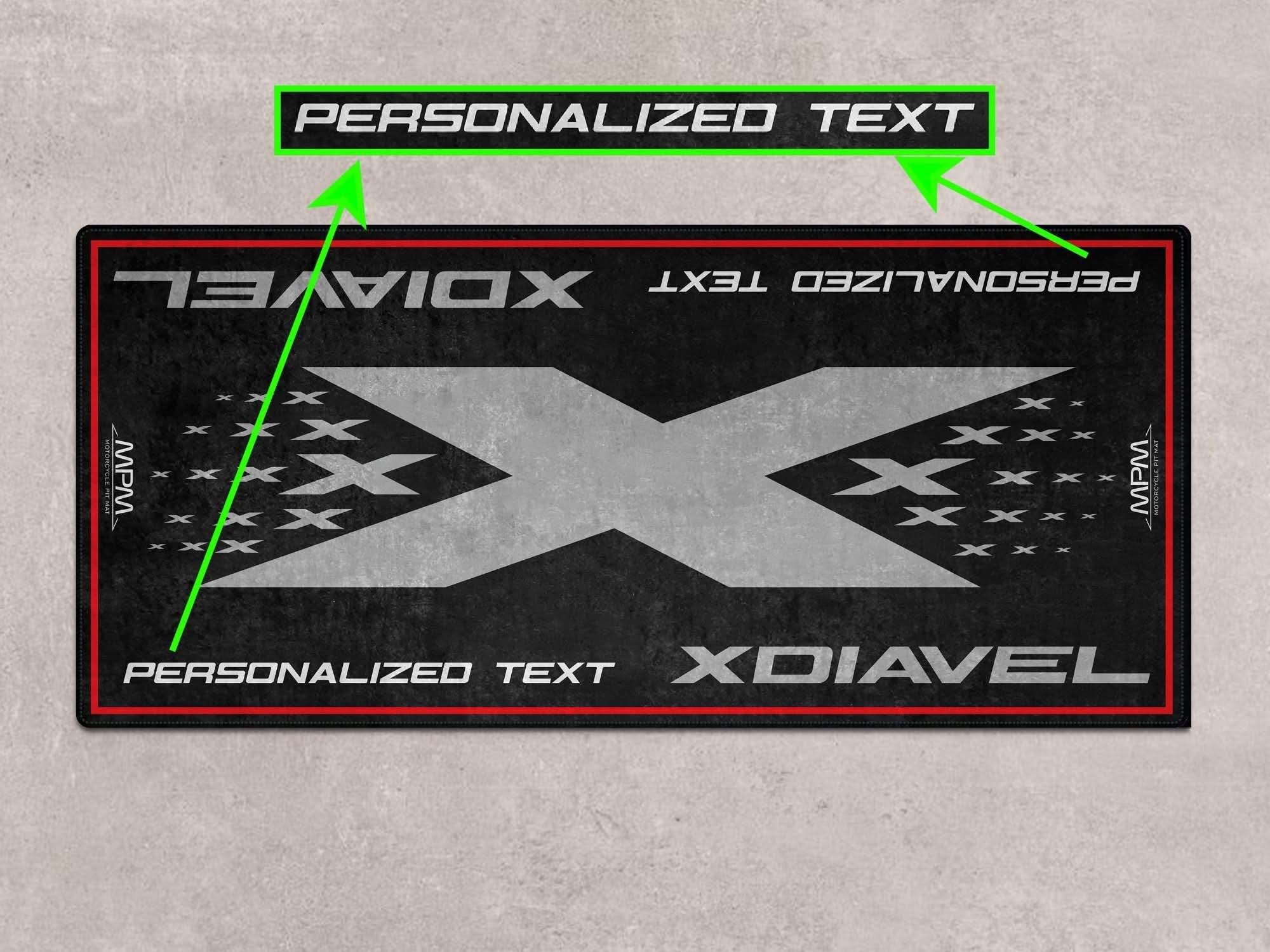 Designed Pit Mat for Ducati XDIAVEL Motorcycle - MM7173