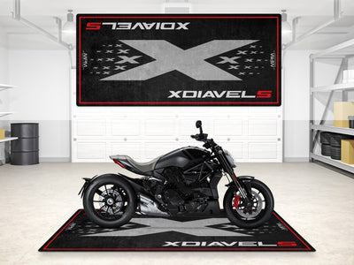 Designed Pit Mat for Ducati XDIAVEL S Motorcycle - MM7174