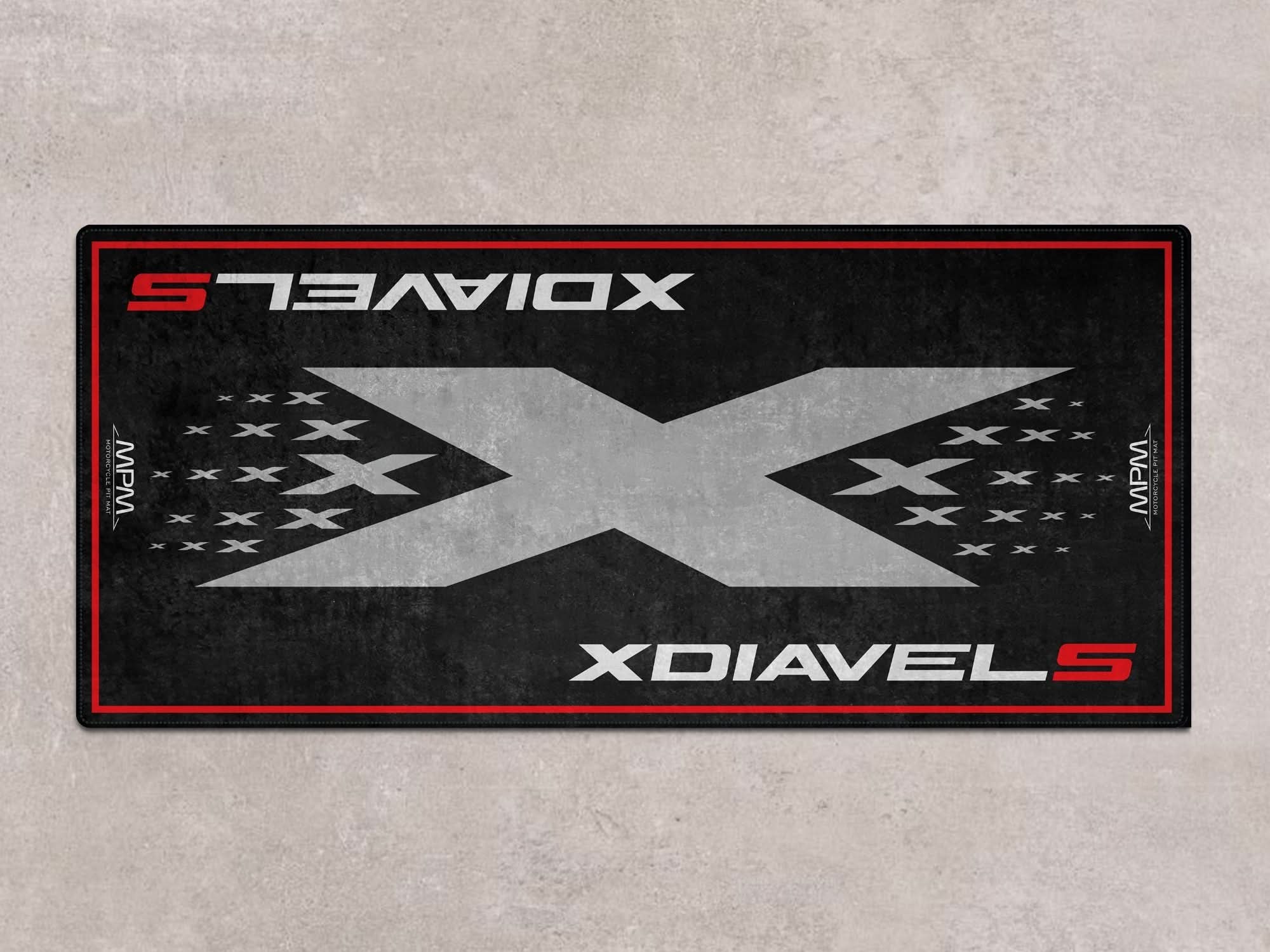 Designed Pit Mat for Ducati XDIAVEL S Motorcycle - MM7174