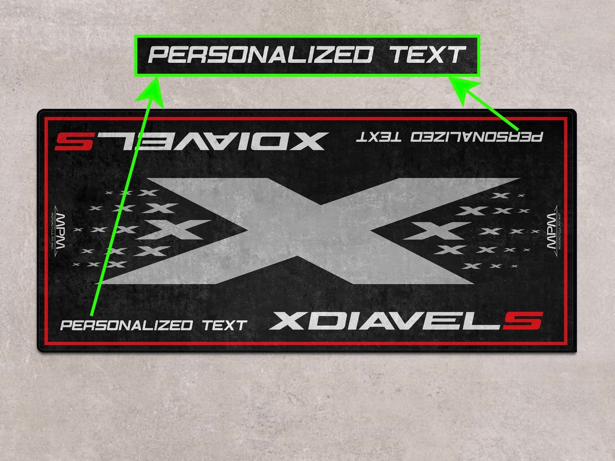 Designed Pit Mat for Ducati XDIAVEL S Motorcycle - MM7174