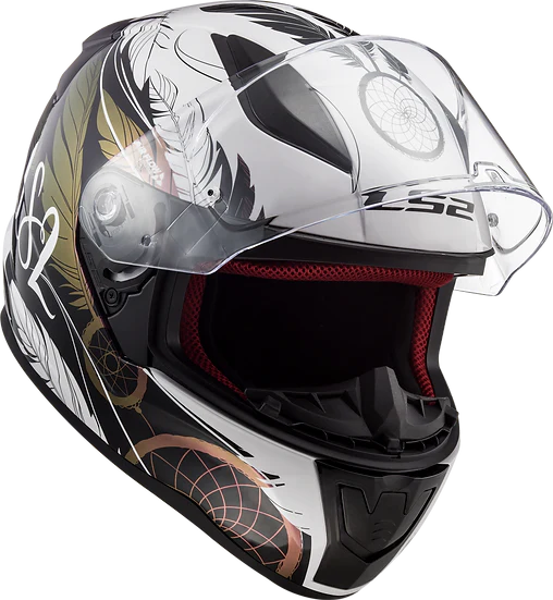 Rapid II Dreamcatcher Full Face Motorcycle Helmet Chameleon/White