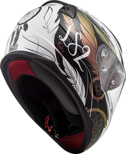 Rapid II Dreamcatcher Full Face Motorcycle Helmet Chameleon/White Helmets LS2 Helmets