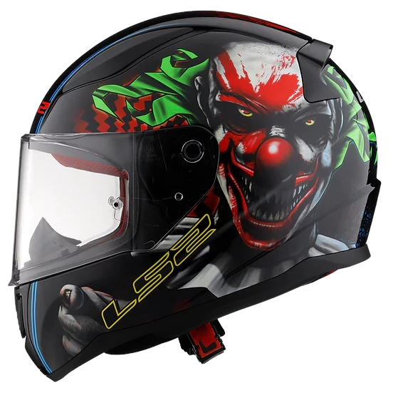 Rapid II Happy Dreams Full Face Motorcycle Helmet Gloss Black Helmets LS2 Helmets