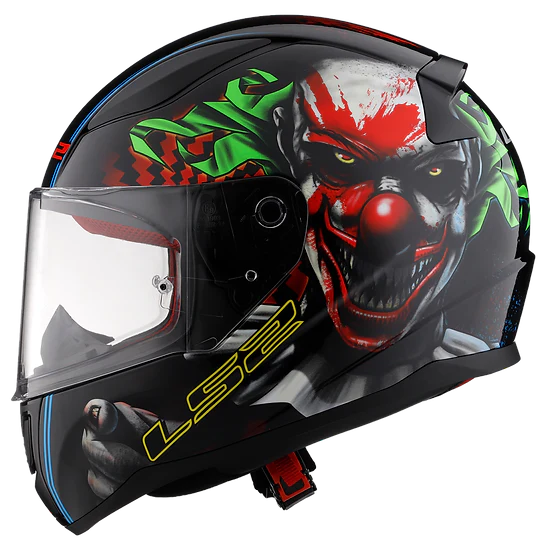 Rapid II Happy Dreams Full Face Motorcycle Helmet Gloss Black Helmets LS2 Helmets