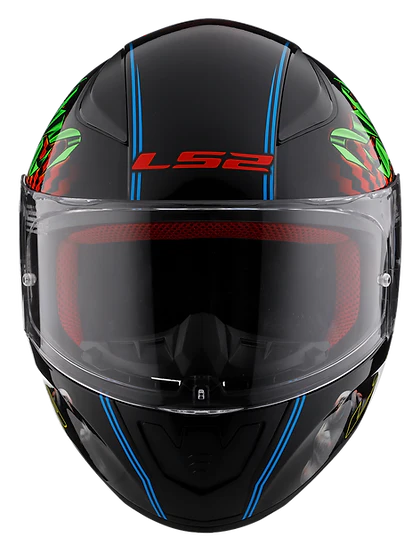 Rapid II Happy Dreams Full Face Motorcycle Helmet Gloss Black