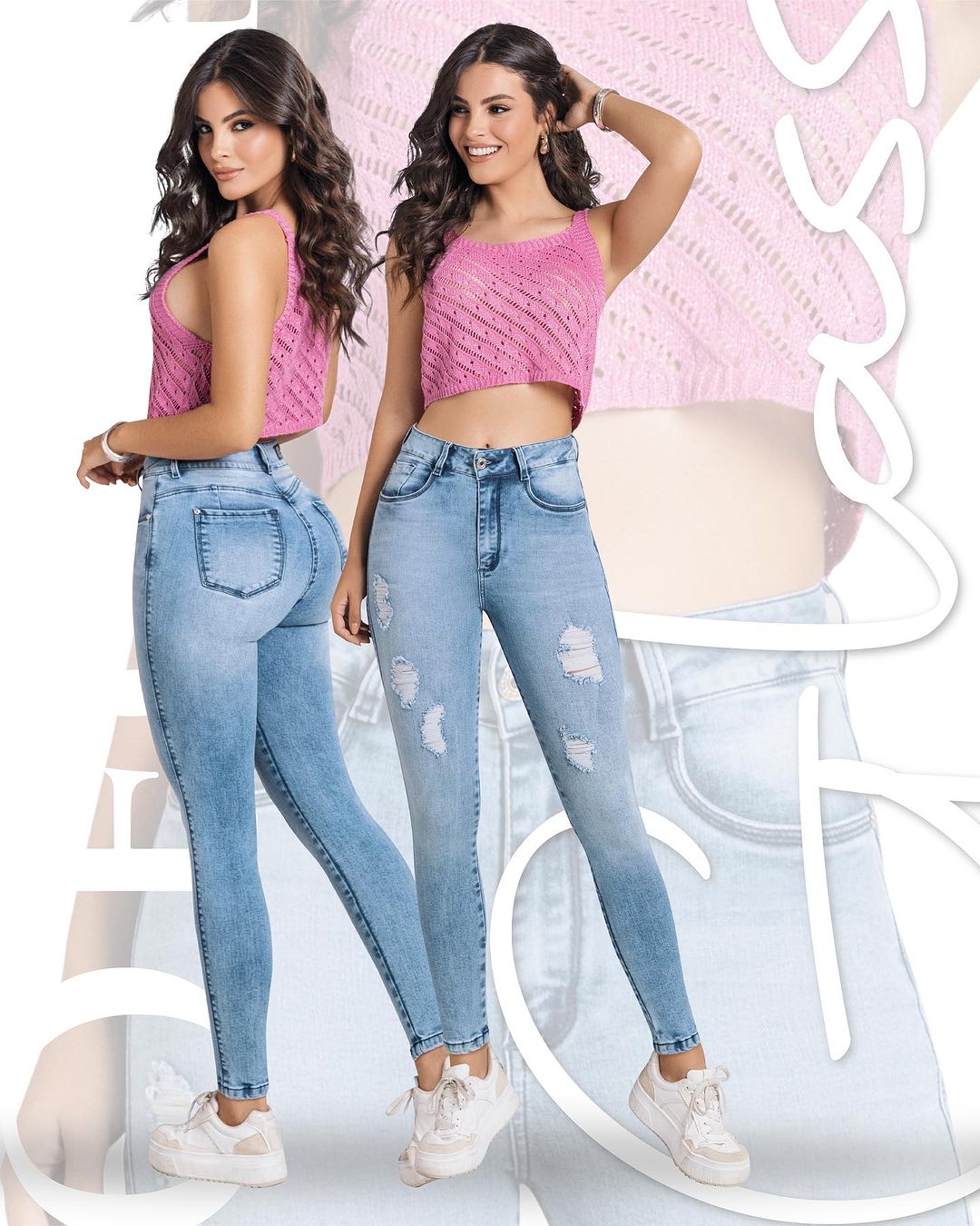 Glass 100% Authentic Colombian Push Up Jeans