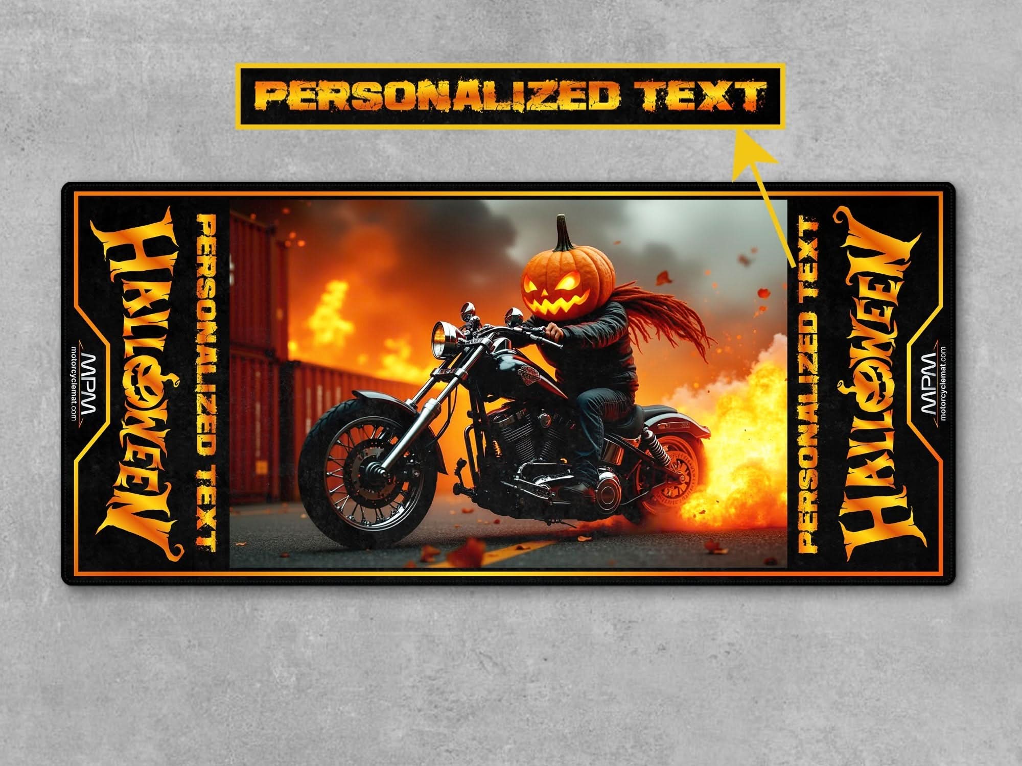 Halloween Special: Spooky Style Motorcycle Mat – Limited Edition!