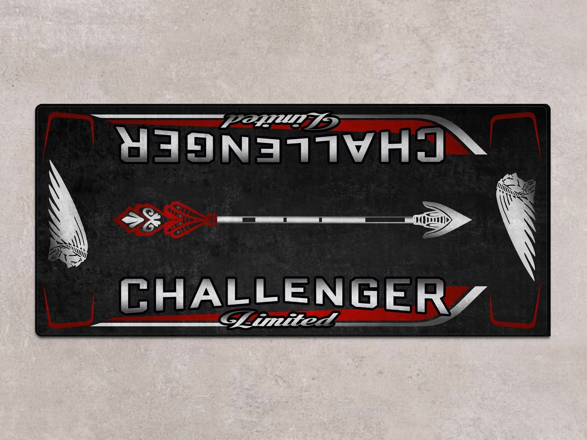 Designed Pit Mat for Indian Challenger Limited Motorcycle - MM7333