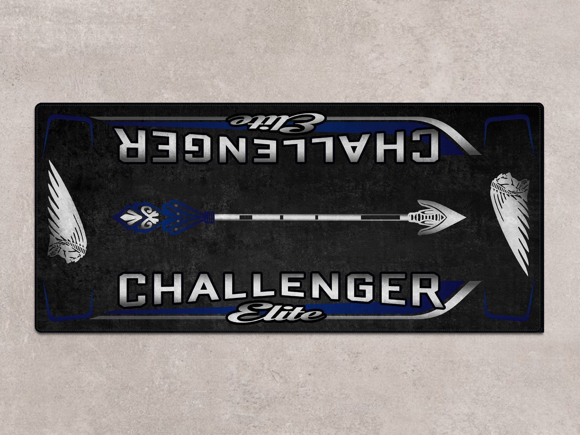 Designed Pit Mat for Indian Challenger Elite Motorcycle - MM7334