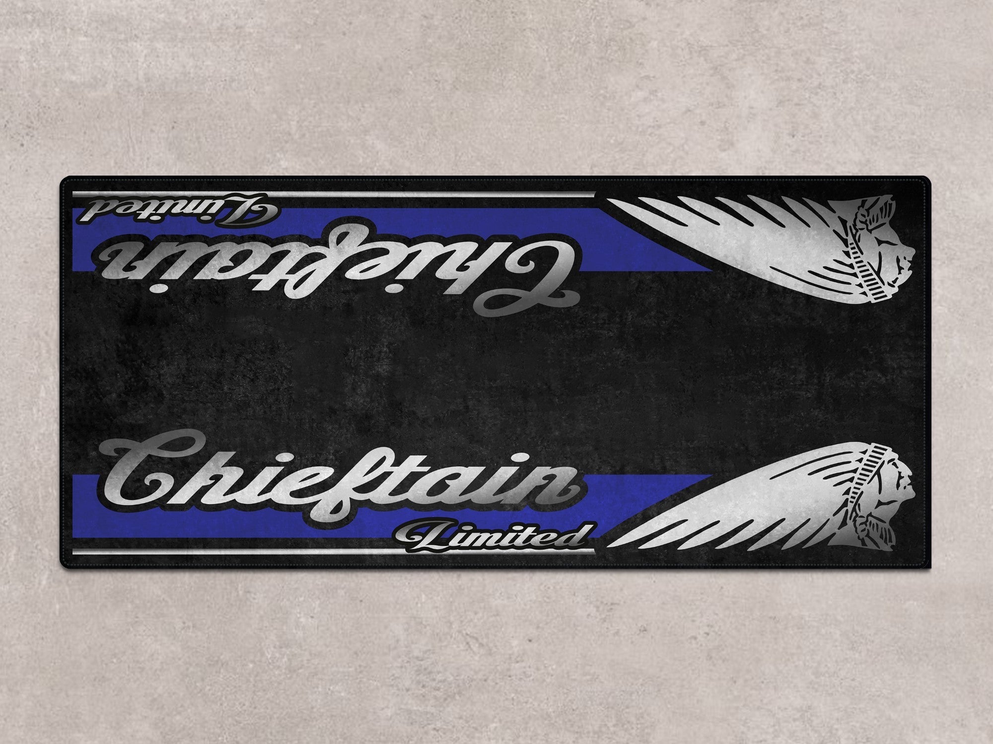 Designed Pit Mat for Indian Chieftain Limited Motorcycle - MM7329