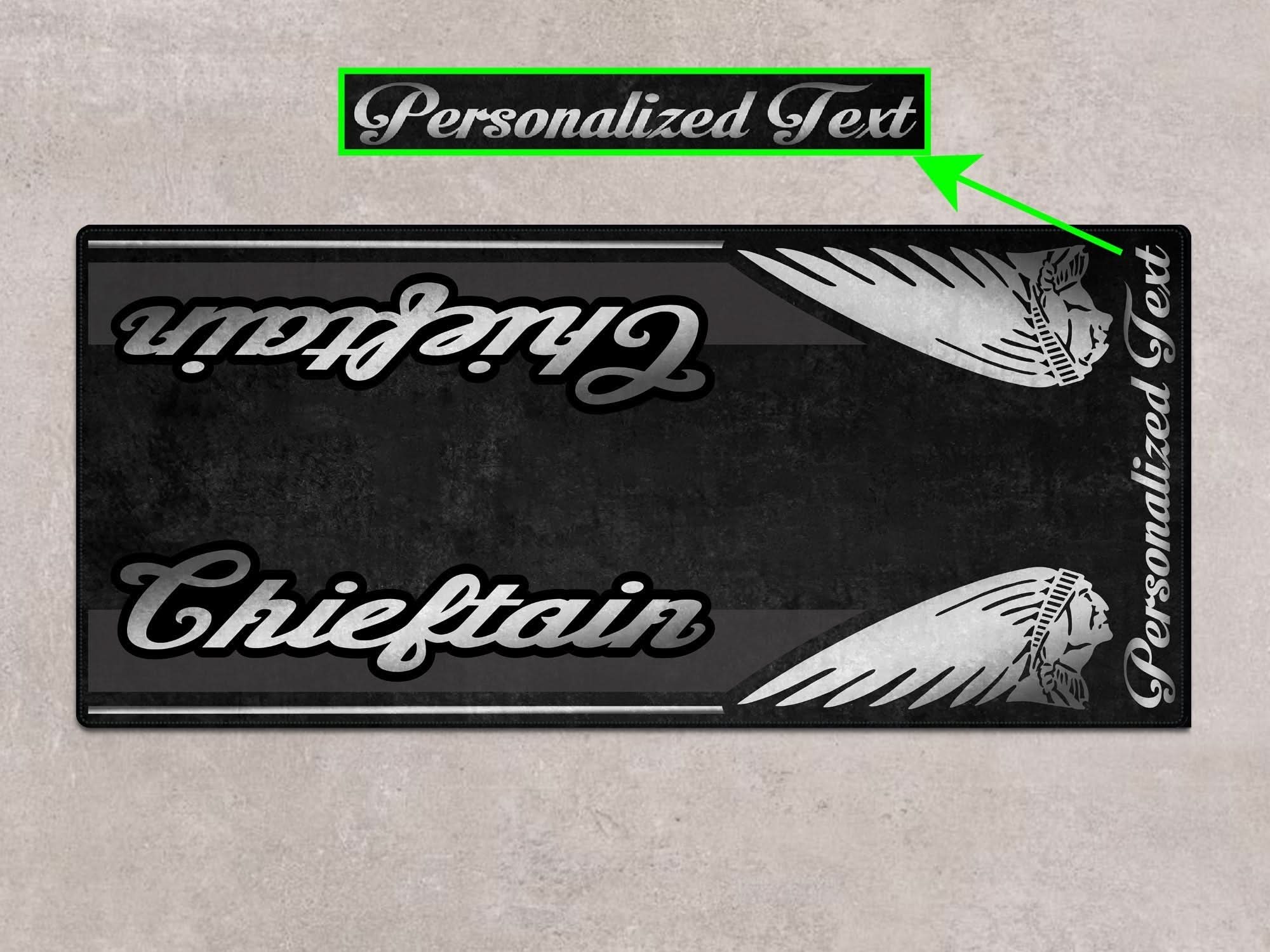 Designed Pit Mat for Indian Chieftain Motorcycle - MM7327