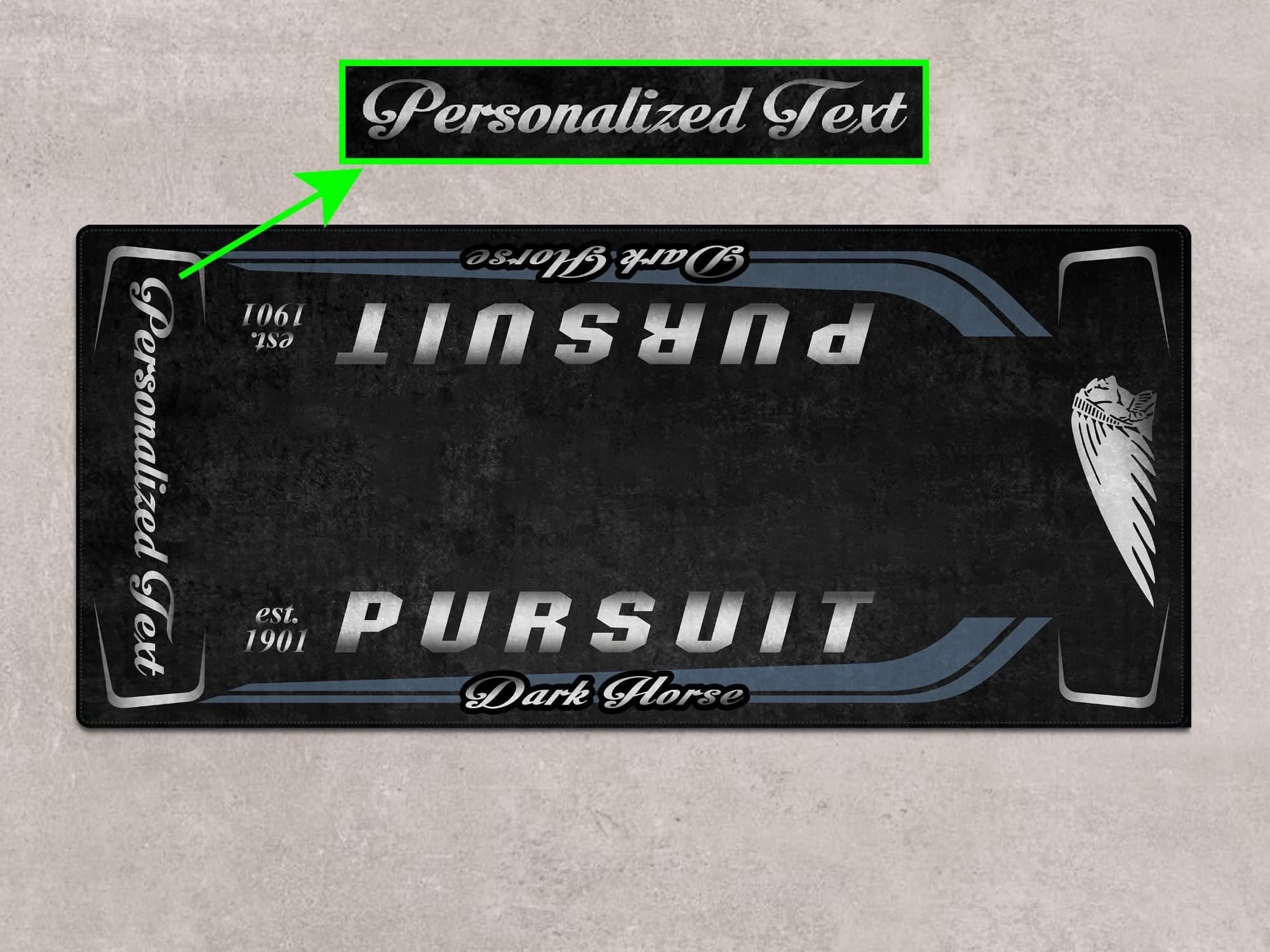 Designed Pit Mat for Indian Pursuit Dark Horse Motorcycle - MM7339