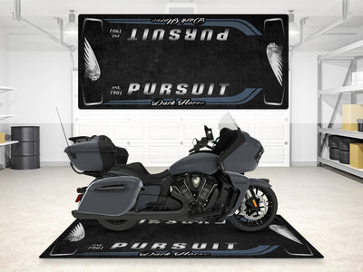 Designed Pit Mat for Indian Pursuit Dark Horse Motorcycle - MM7339