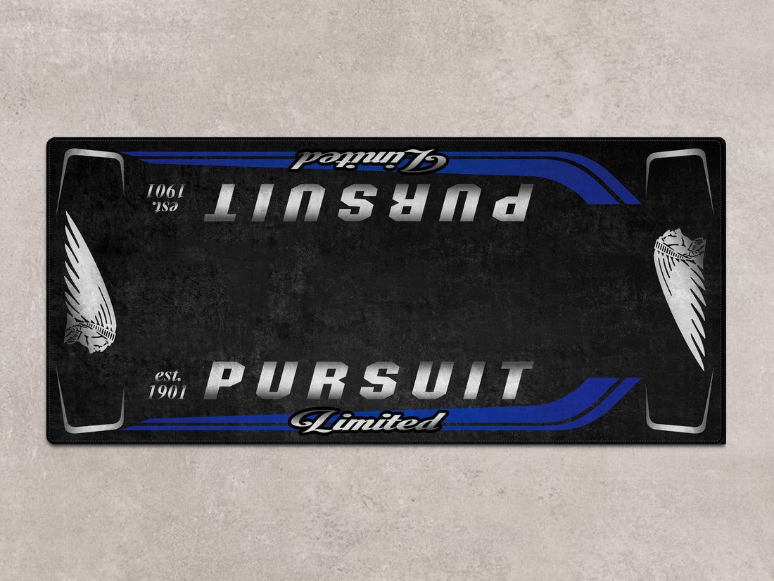 Designed Pit Mat for Indian Pursuit Limited Motorcycle - MM7338