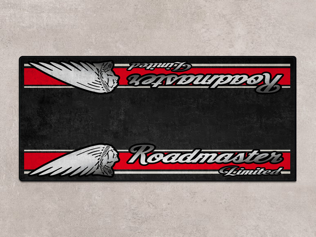 Designed Pit Mat for Indian Roadmaster Limited Motorcycle - MM7336