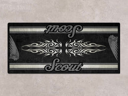 Designed Pit Mat for Indian Scout Bobber Motorcycle - MM7321