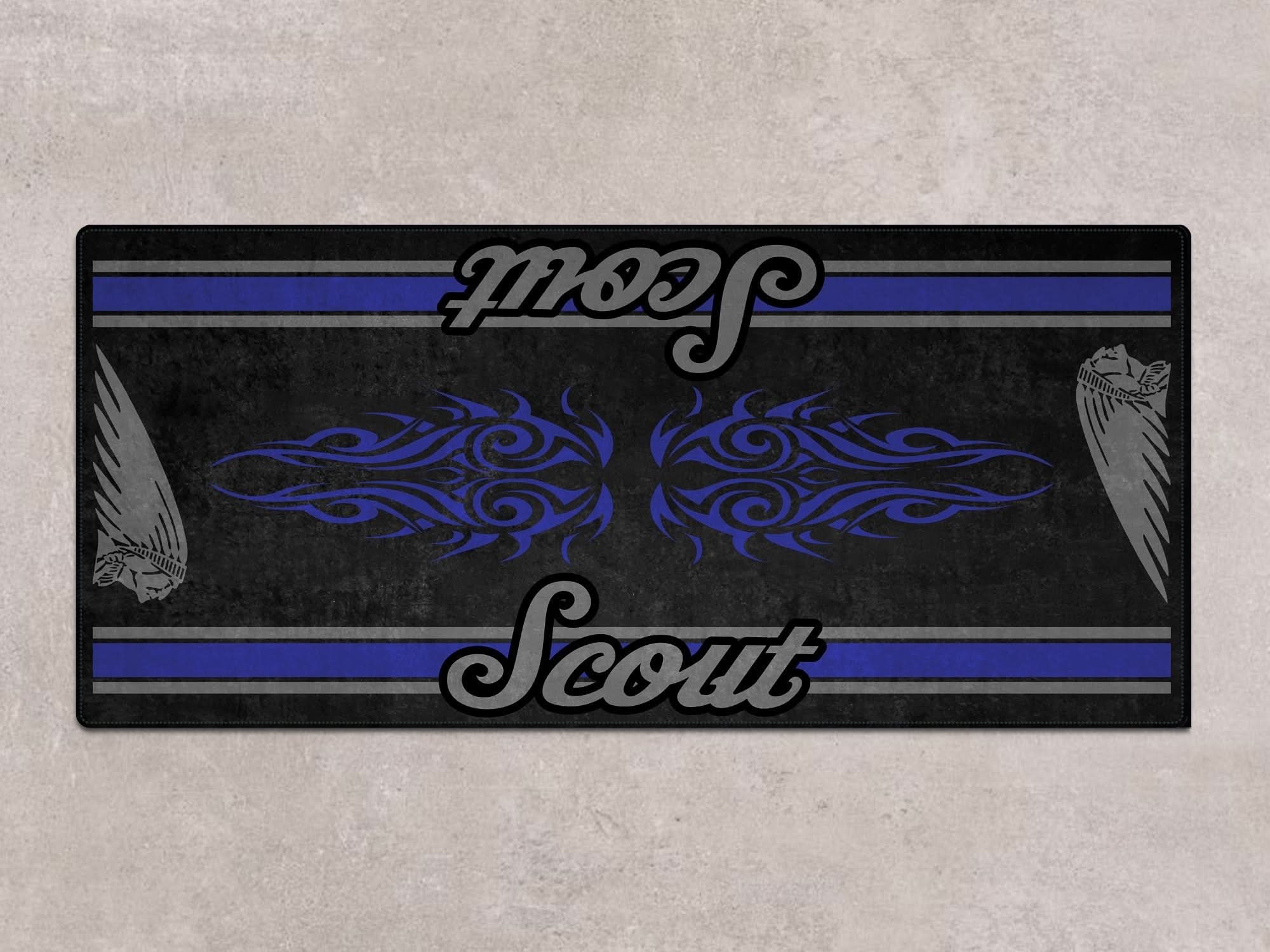 Designed Pit Mat for Indian Scout Bobber Sixty Motorcycle - MM732