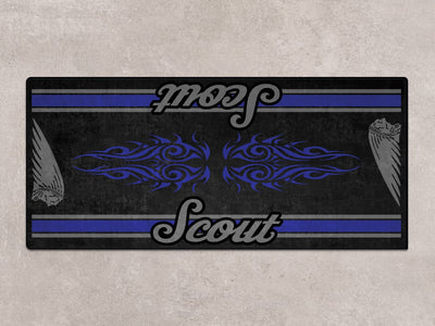 Designed Pit Mat for Indian Scout Bobber Sixty Motorcycle - MM732