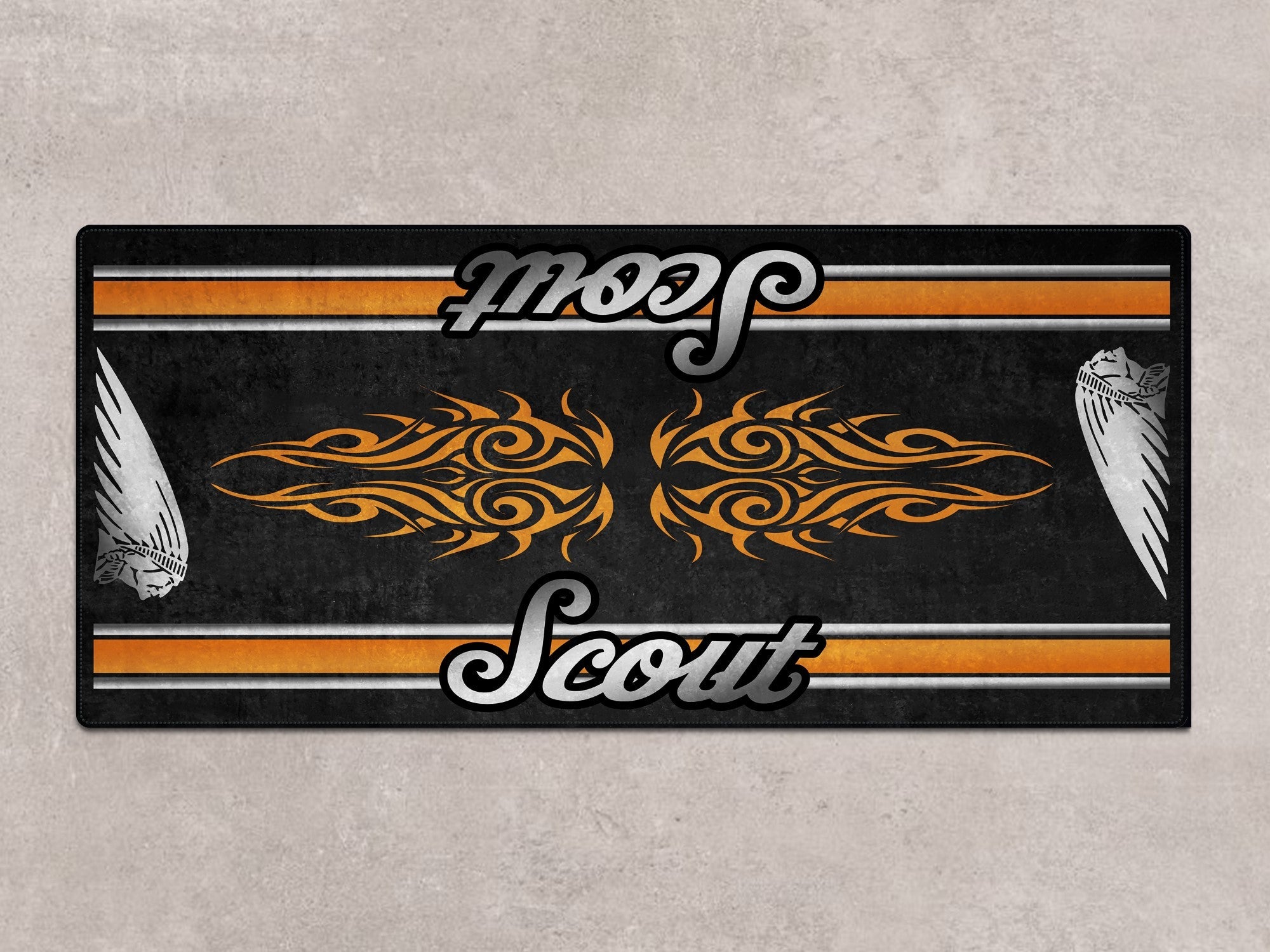 Designed Pit Mat for Indian Scout Motorcycle - MM7323