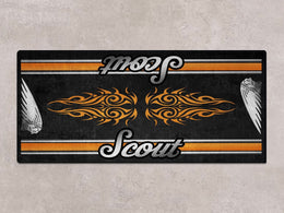 Designed Pit Mat for Indian Scout Motorcycle - MM7323