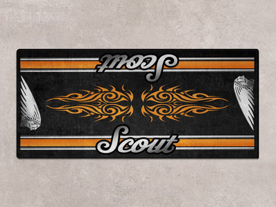 Designed Pit Mat for Indian Scout Motorcycle - MM7323