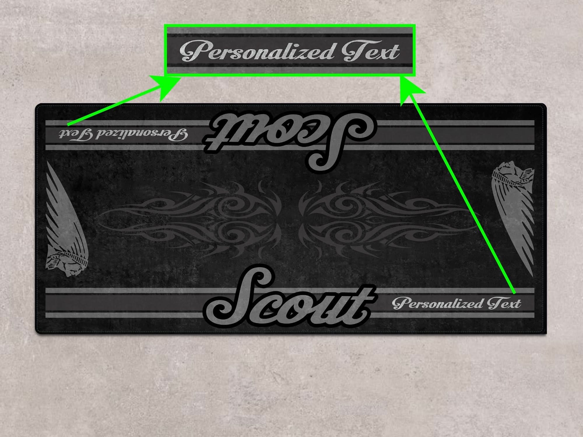 Designed Pit Mat for Indian Scout Rogue Sixty Motorcycle - MM7324