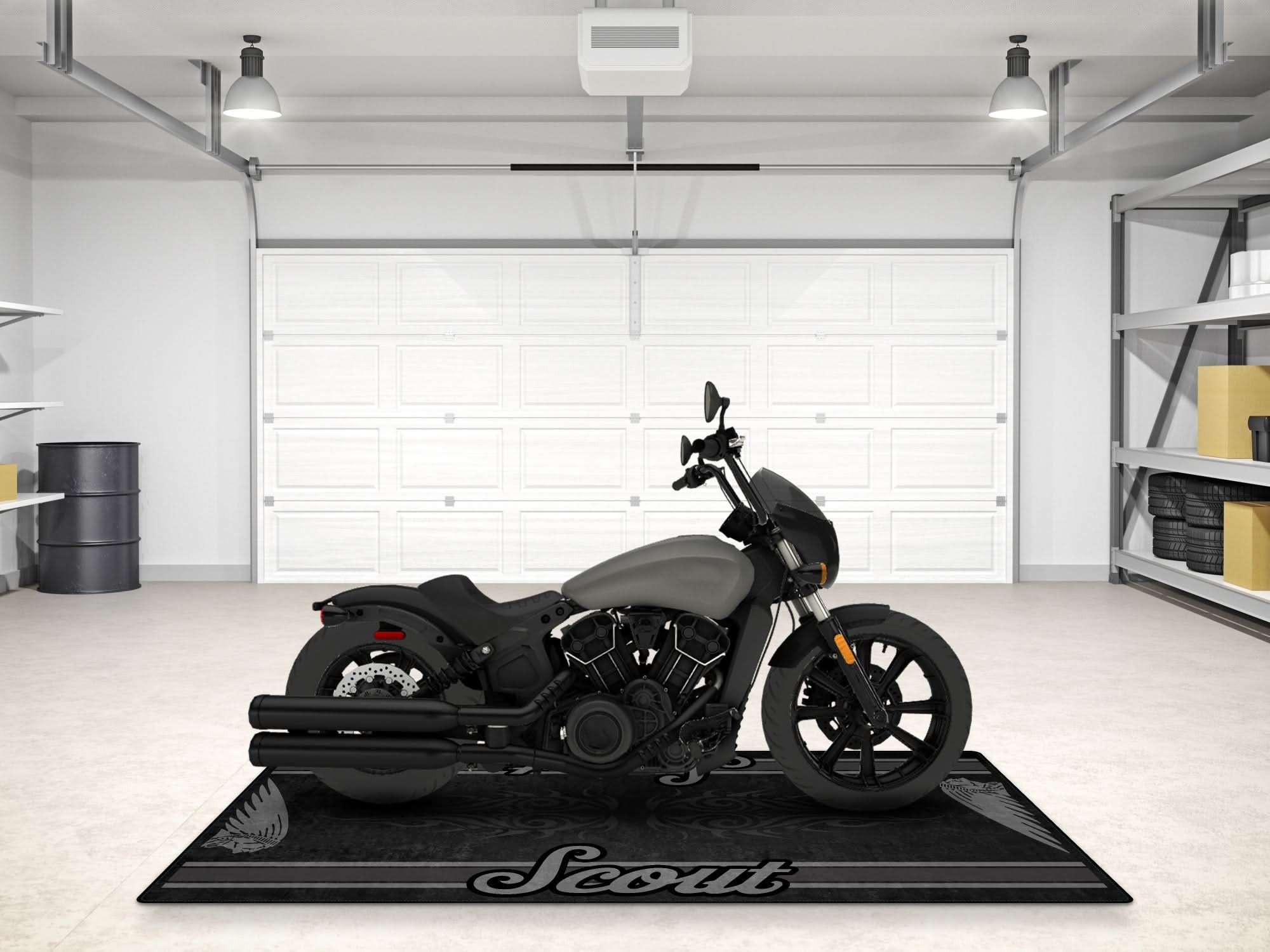 Designed Pit Mat for Indian Scout Rogue Sixty Motorcycle - MM7324