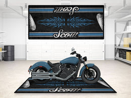 Designed Pit Mat for Indian Scout Sixty Motorcycle - MM7322
