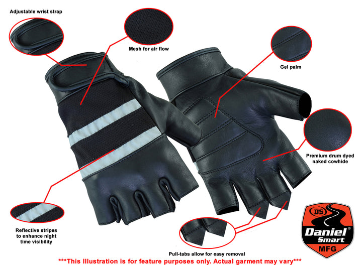 ToughGrip Men's Traditional Fingerless Gloves