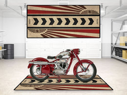 Designed Pit Mat for Jawa Motorcycle - MM7567