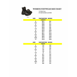 Milwaukee Leather MBL9325 Women's Premium Black Lace-Up Classic Leather Motorcycle Biker Boots w/ Side Zipper