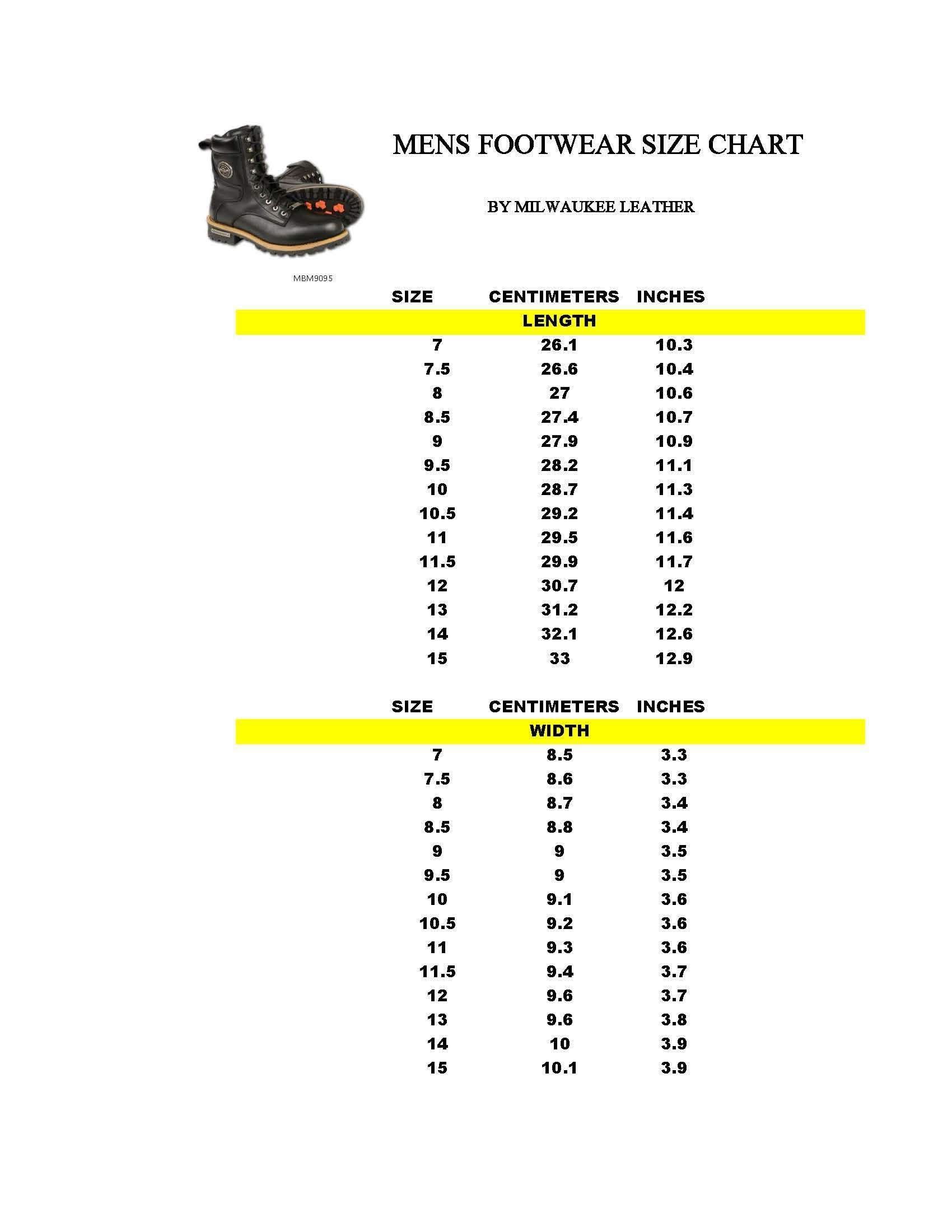 Milwaukee Leather Men's Classic Black Leather Lace-Up Logger Boots w/ Side Zipper MBM9095