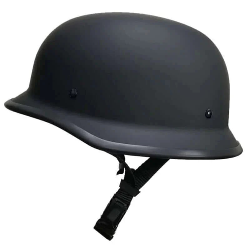 Micro DOT Mayhem German Style Motorcycle Helmet Helmets Micro Dot Helmet Company