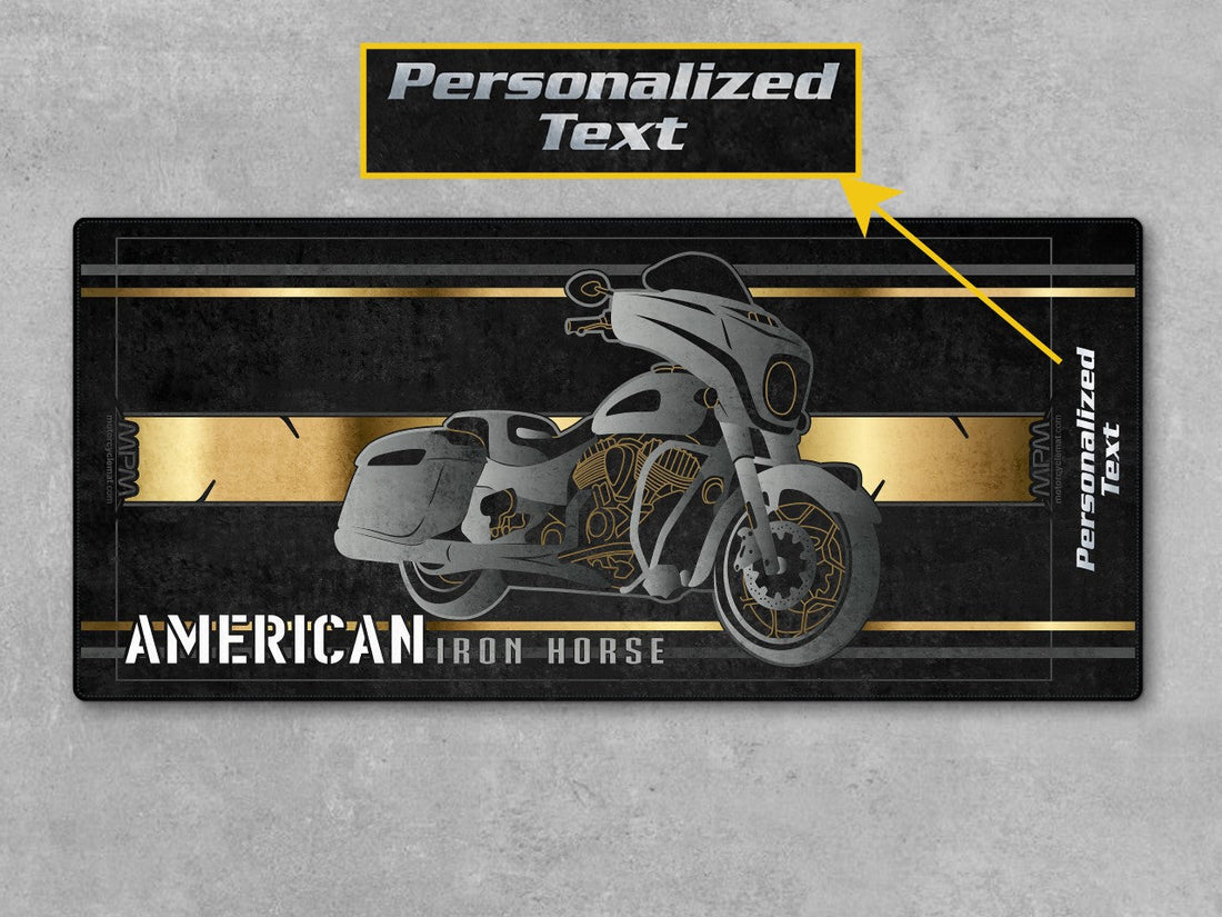 Motorcycle Mat for Indian Chieftain Motorcycle - U32