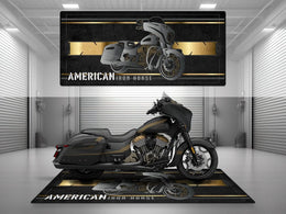 Motorcycle Mat for Indian Chieftain Motorcycle - U32
