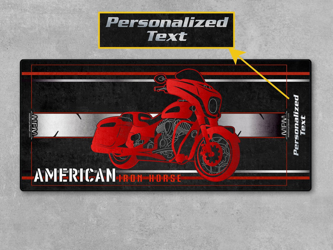 Motorcycle Mat for Indian Chieftain Motorcycle - U32