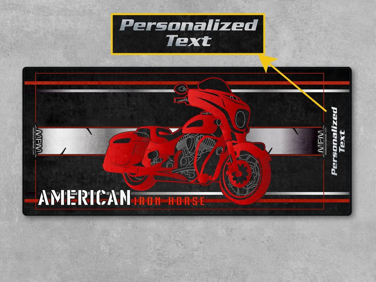 Motorcycle Mat for Indian Chieftain Motorcycle - U32