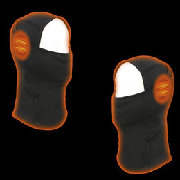 Hot Leathers T68-SP 'The O.G.' No Logo Flat Black DOT Helmet with MP7922FMSET Heated Balaclava Bundle