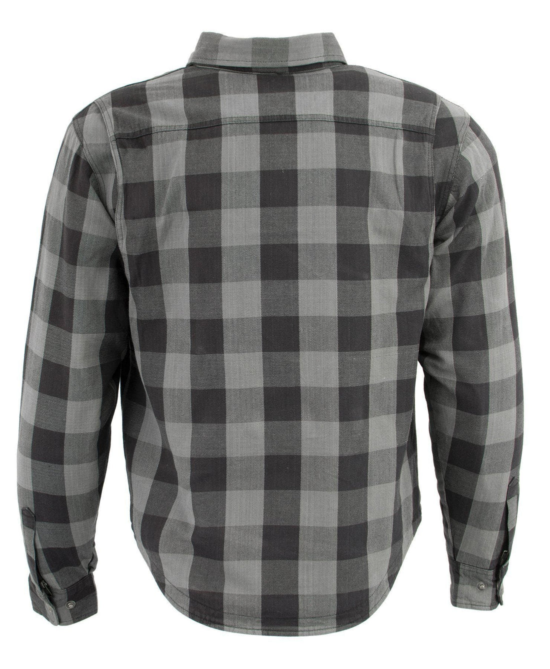 Milwaukee Leather MPM1630 Men's Plaid Flannel Biker Shirt w/ CE Armor - Reinforced w/ Aramid Fibers