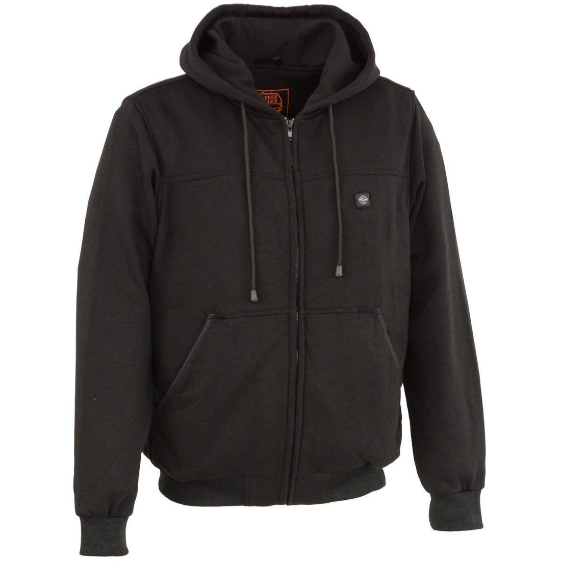 NexGen Heat MPM1713SET Men's Fiery Black Heated Sweatshirt Jacket Hoodie for Winter w/Battery Pack