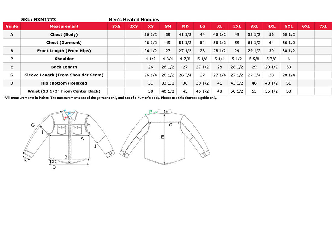 Nexgen Heat MPM1773SET Men's Heated High Visibility Work Hoodie, Neon Green Hi Vis Reflective Hoodie w/ Battery